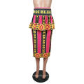 Bodycon Floral Peplum African Fashion Classy Printed Lady Pencil Skirt